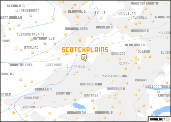 map of Scotch Plains
