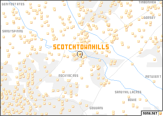 map of Scotchtown Hills