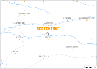 map of Scotch Town