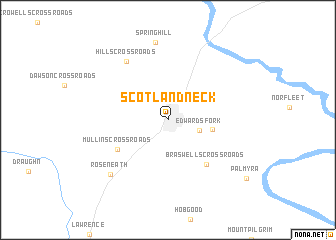 map of Scotland Neck