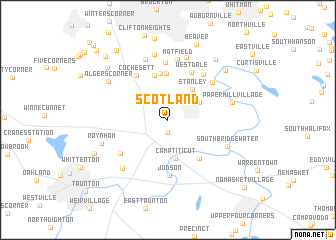 map of Scotland