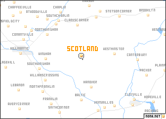 map of Scotland