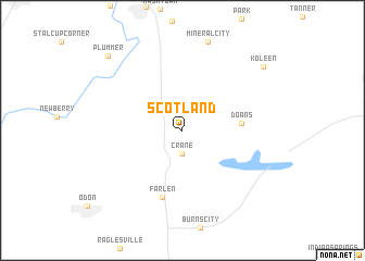 map of Scotland
