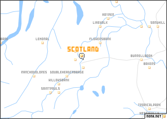 map of Scotland