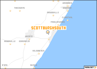 map of Scottburgh South