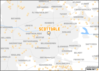 map of Scottdale