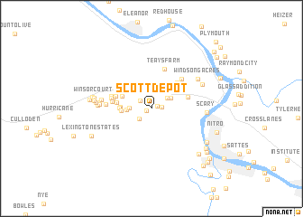 map of Scott Depot