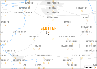 map of Scotter