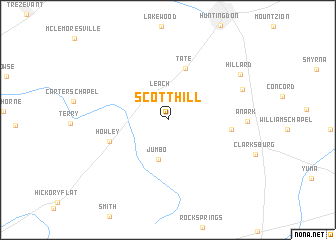 map of Scott Hill