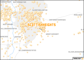 map of Scottish Heights