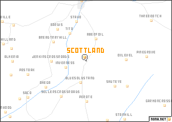 map of Scottland