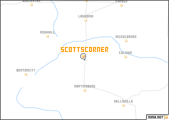 map of Scotts Corner