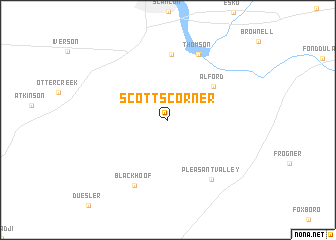 map of Scotts Corner