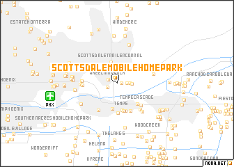 map of Scottsdale Mobile Home Park