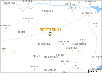 map of Scotts Hill