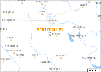 map of Scott Valley