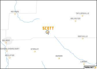 map of Scott