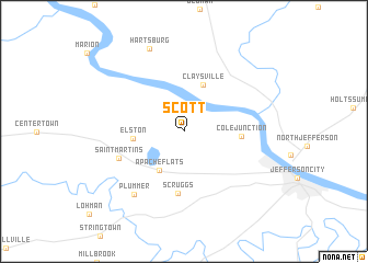 map of Scott