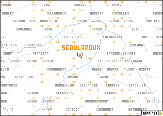 map of Scoularoux