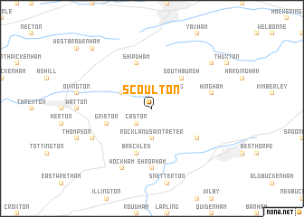 map of Scoulton