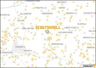 map of Scouts Knoll