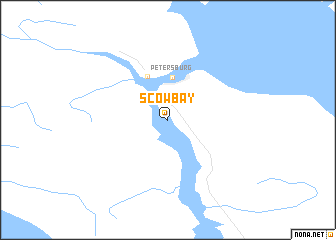 map of Scow Bay