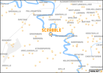 map of Scrabble