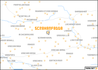 map of Scrahanfadda