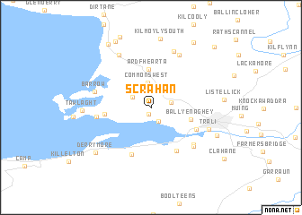 map of Scrahan