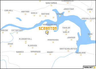 map of Scranton