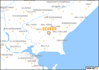 map of Screen