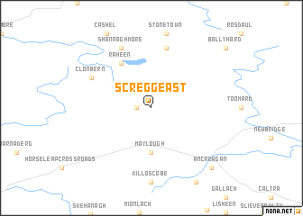 map of Scregg East