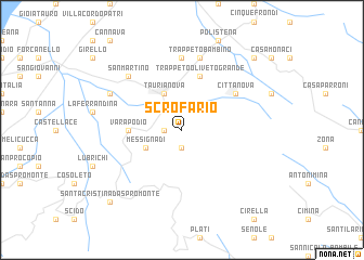 map of Scrofario