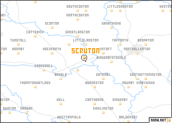 map of Scruton