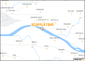 map of Scuffletown