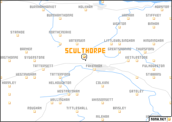 map of Sculthorpe