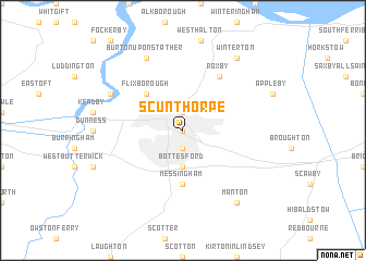 map of Scunthorpe