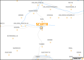 map of Scurta