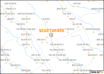 map of Scurtu Mare
