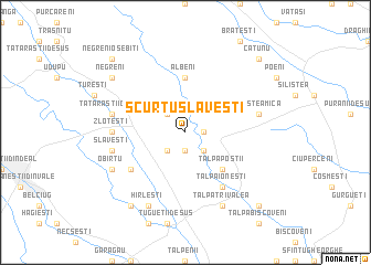 map of Scurtu-Slăveşti