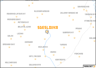 map of Sdeslovka