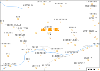 map of Seaboard