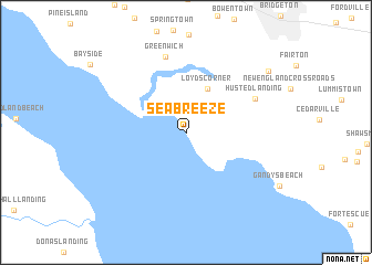 map of Sea Breeze