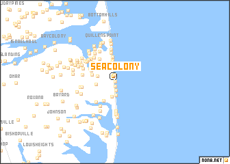 map of Sea Colony