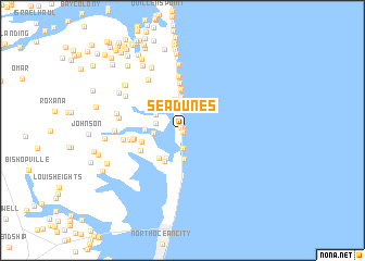 map of Sea Dunes