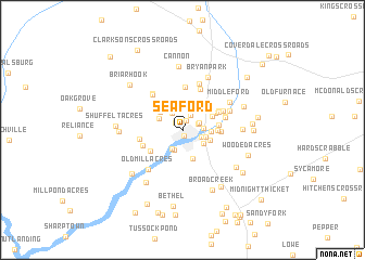 map of Seaford