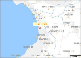 map of Seaford