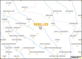 map of Séailles