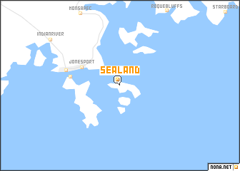 map of Sealand