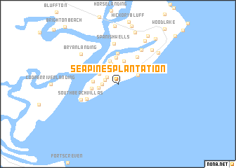 map of Sea Pines Plantation
